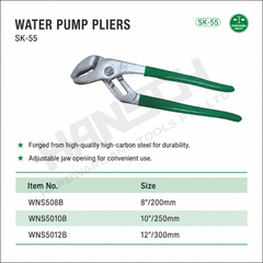 Wynn's Plumbing Water Pump Pliers Plumbers Hand Repairing Tool 水泵钳
