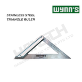 Wynn's Stainless Steel Triangle Ruler 180mm (W3071) Precision Measuring & Marking Tool 不锈钢三角尺