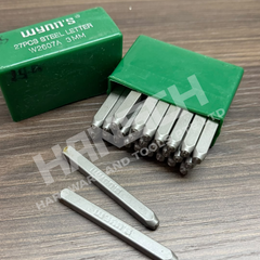 Wynn's Steel Letter Punch Set A–Z 3mm (27 Pieces) – W2007A 钢制英文字母冲字模套装
