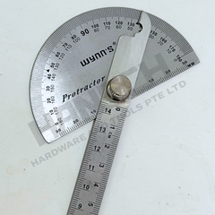 Wynn's W0262A Stainless Steel Protractor Angle Ruler 180° 150mm 6inches 不锈钢180度角度尺
