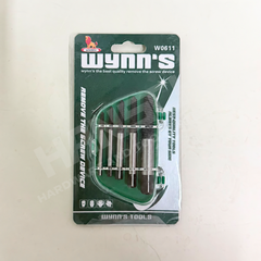 Wynn's W0611 Set 0f 5 Screw Extractor Set 五件套断丝取出器|断螺丝拆卸工具组