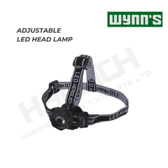 Wynn's W0666 LED Adjustable Headlamp with 3 Lighting Modes 三档调光可调式头戴灯 /头戴式电筒