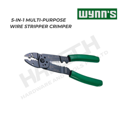 Wynn's 5-in-1 Multi-Purpose Wire Stripper Crimper (WS2103) Heavy Duty Crimping, Stripping, Cutting & Screw Cutting Tool 五合一多功能压接剥线钳