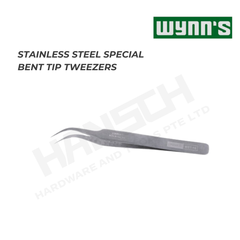 Wynn's Stainless Steel Special Bent Tip Tweezers (WST-15) Precision Curved Fine Tip Tweezers 特弯头镊子