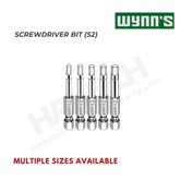 Wynn's Screwdriver Bit Single-End Hex Magnetic Hex Shank Driver Bit (单头六角风批头)