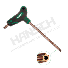 Wynn's T-Type Single Hex Key Industrial T-Handle Security Torx Key Wrench (T型梅花内六角)