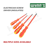 Wynn's Insulated Screwdriver (W0299B–W0299I) Electrician Screwdriver for Electrical Repair and Maintenance Hand Tool 电工罗丝批
