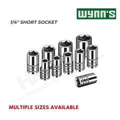 Wynn's 1/4" Mini drive short socket 公制镜面短套筒