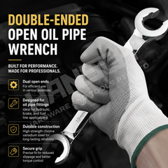 Wynns Hydraulic Pipe Wrench Flare Nut Wrench Mirror Polish CR-V for Brake, Fuel and Hydraulic Fittings (油管扳手镜面)