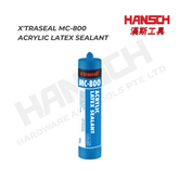 X'traseal MC-800Acrylic Latex Sealant White 480g 建筑接缝填缝密封剂