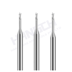 ZZBD-CT Long Neck 2 Flute Ball Nose End Mills for Aluminum (两刃铝用深沟球刀)