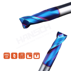 ZZBD-CT Square End Mills for Alloy Steel / Stainless Steel (两刃钢用平刀)