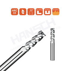 ZZBD-CT Carbide 3 flute U-GROOVE end mills for Aluminium (三刃U型槽铝用平刀)