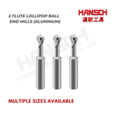 ZZBD-CT Lollipop Ball 2 Flute Solid End Mills for Aluminum (两刃钢用棒棒糖球刀)