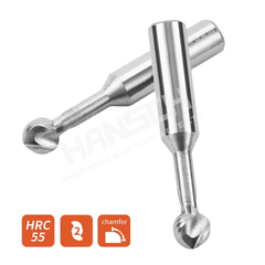 ZZBD-CT Lollipop Ball 2 Flute Solid End Mills for Aluminum (两刃钢用棒棒糖球刀)
