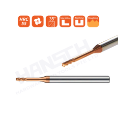 ZZBD-CT Long Neck Square End 4 Flutes End Mills for Steel (四刃钢用深沟平刀)