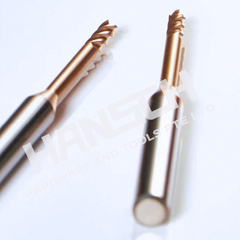 ZZBD-CT Long Neck Square End 4 Flutes End Mills for Steel (四刃钢用深沟平刀)