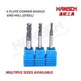 ZZBD-CT Radius Corner 4 Flutes End Mills for Steel (四刃钢用圆鼻刀)