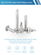S/S 410 Pan Head Self Driling Screw