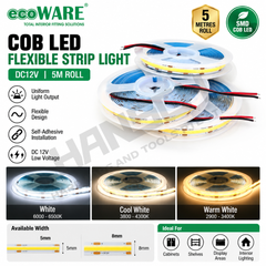 ecoWARE COB LED Flexible Strip Light 软灯带 白光 / 冷白光 / 暖白光