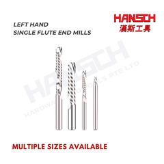 ZZBD-CT Left-Hand Spiral Single-Flute End Mills (左旋单刃螺旋铣刀)