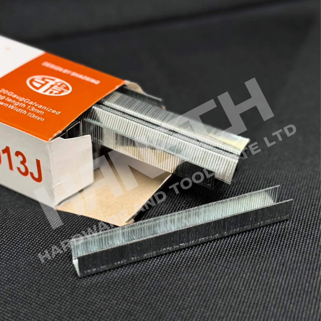1013J Galvanized Staples 20 Gauge 13mm Leg Length for Pneumatic Stapler 气动码钉