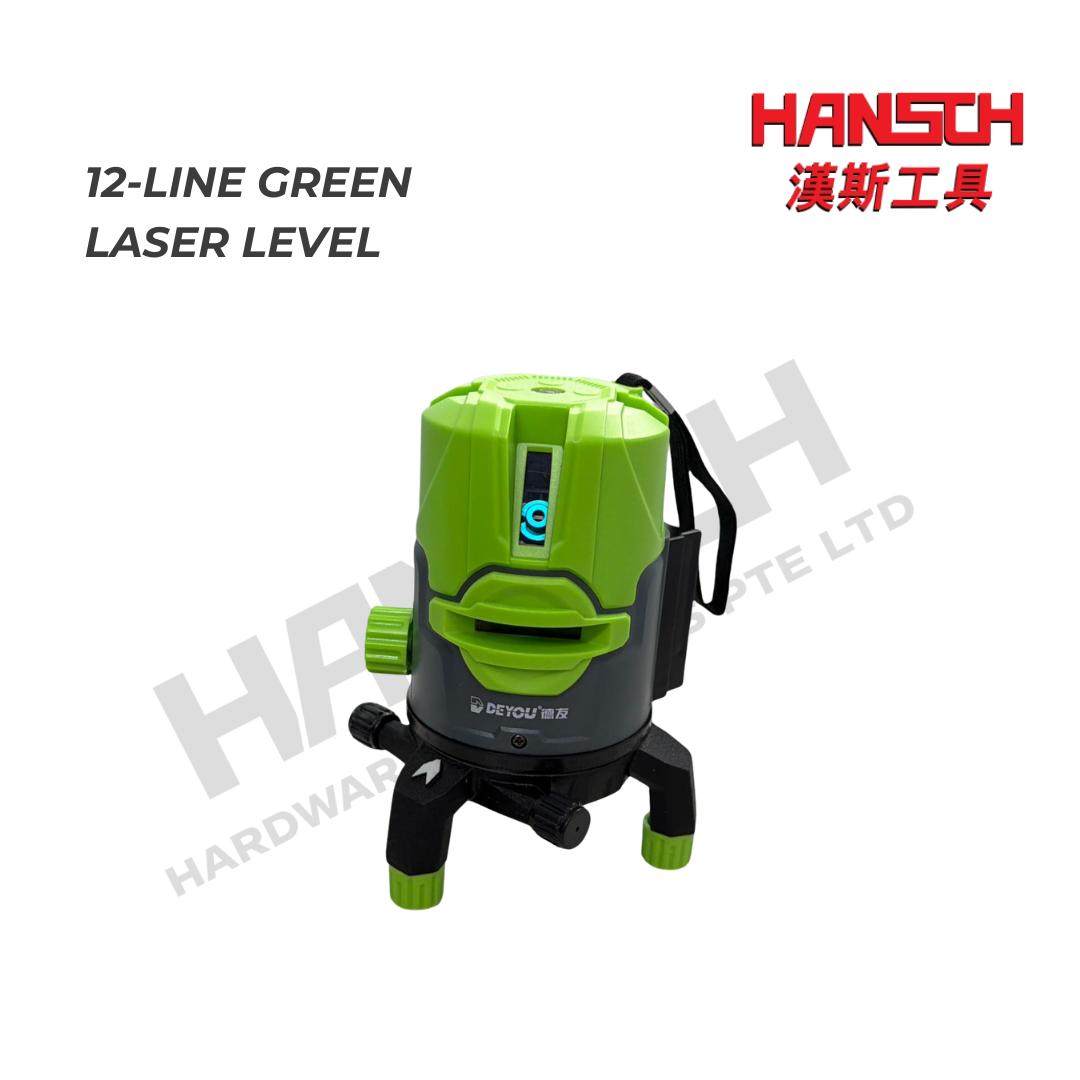 12-Line Green Laser Level – High Accuracy Automatic Leveling Floor Laser Level 12线绿光贴地激光水平仪