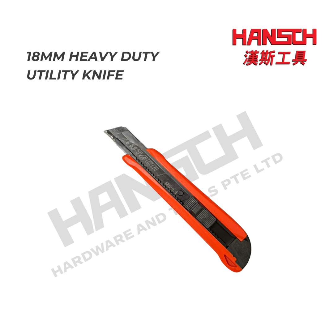 18mm Heavy Duty Utility Knife Cutter Industrial Cutting Tool 多用途美工刀