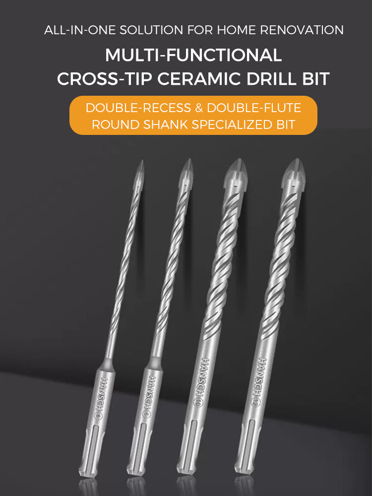 HS Hexagonal Ceramic Cross Drill 十字钻