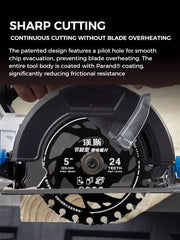 HS Energy-Saving Saw Blade 节能型镂空锂电锯片黑