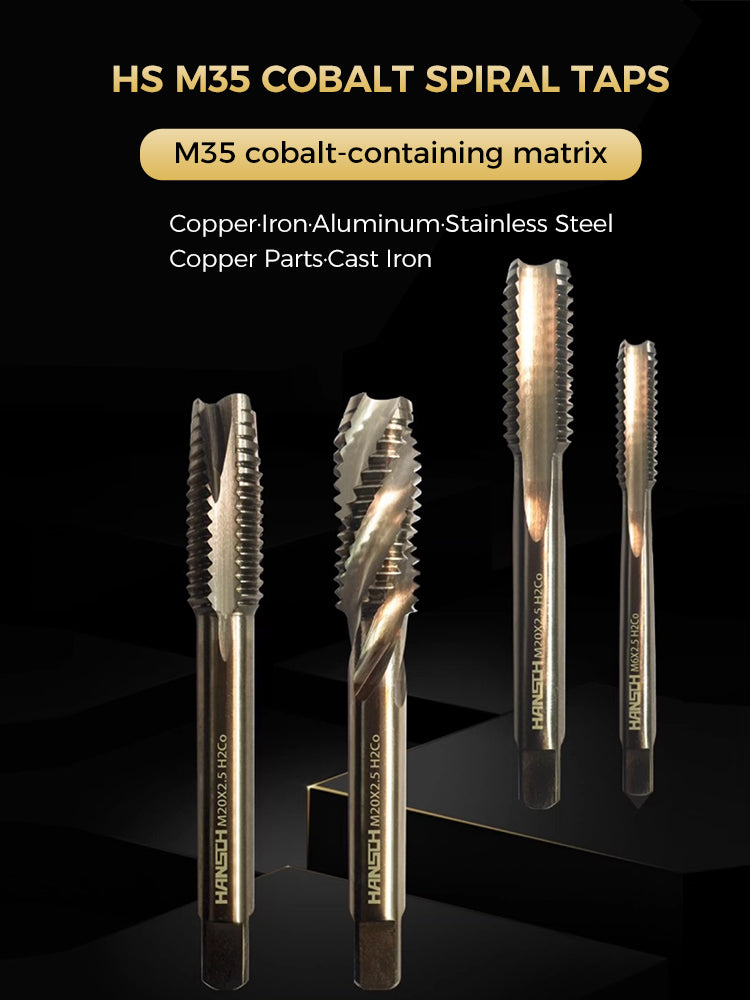 HS M35 Cobalt Taps Straight Flute 含钴丝锥直槽