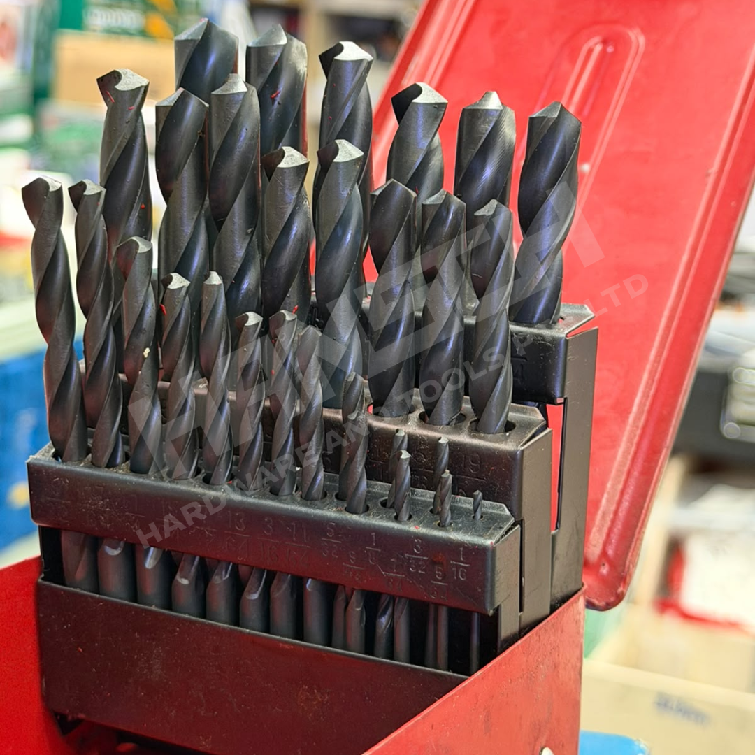 29PCS HSS Twist Drill Bit Set with Metal Storage Case 高速钢麻花钻头套装29件套