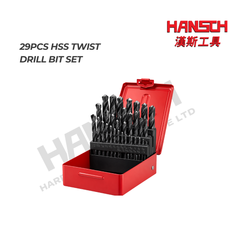 29PCS HSS Twist Drill Bit Set with Metal Storage Case 高速钢麻花钻头套装29件套