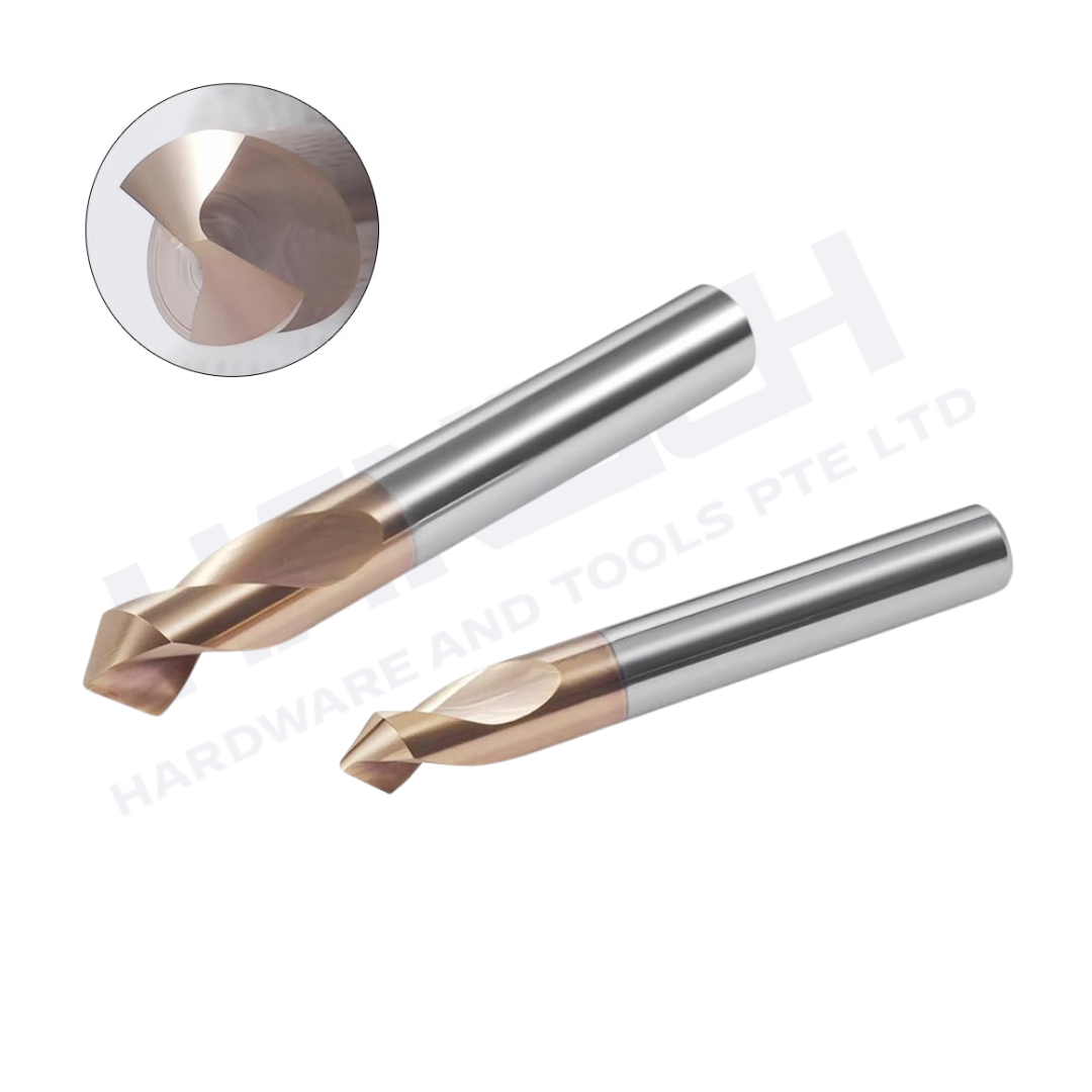 ZZBD-CT Carbide 2 Flutes Spotting Drill Bits 90 Degree 两刃钢用定心钻