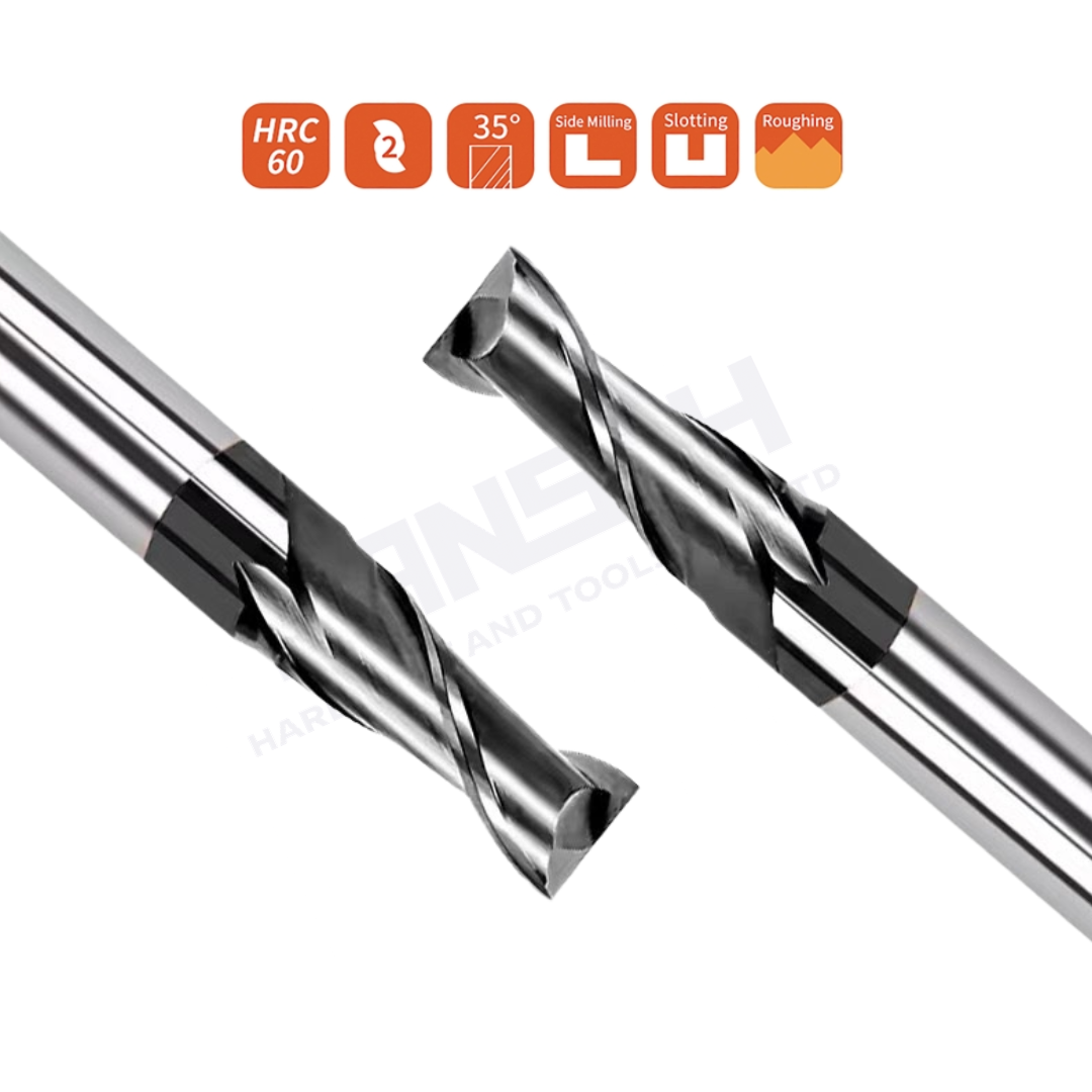 ZZBD-CT Square 2 Flute Carbide End Mills for Steel (两刃钢用平刀)
