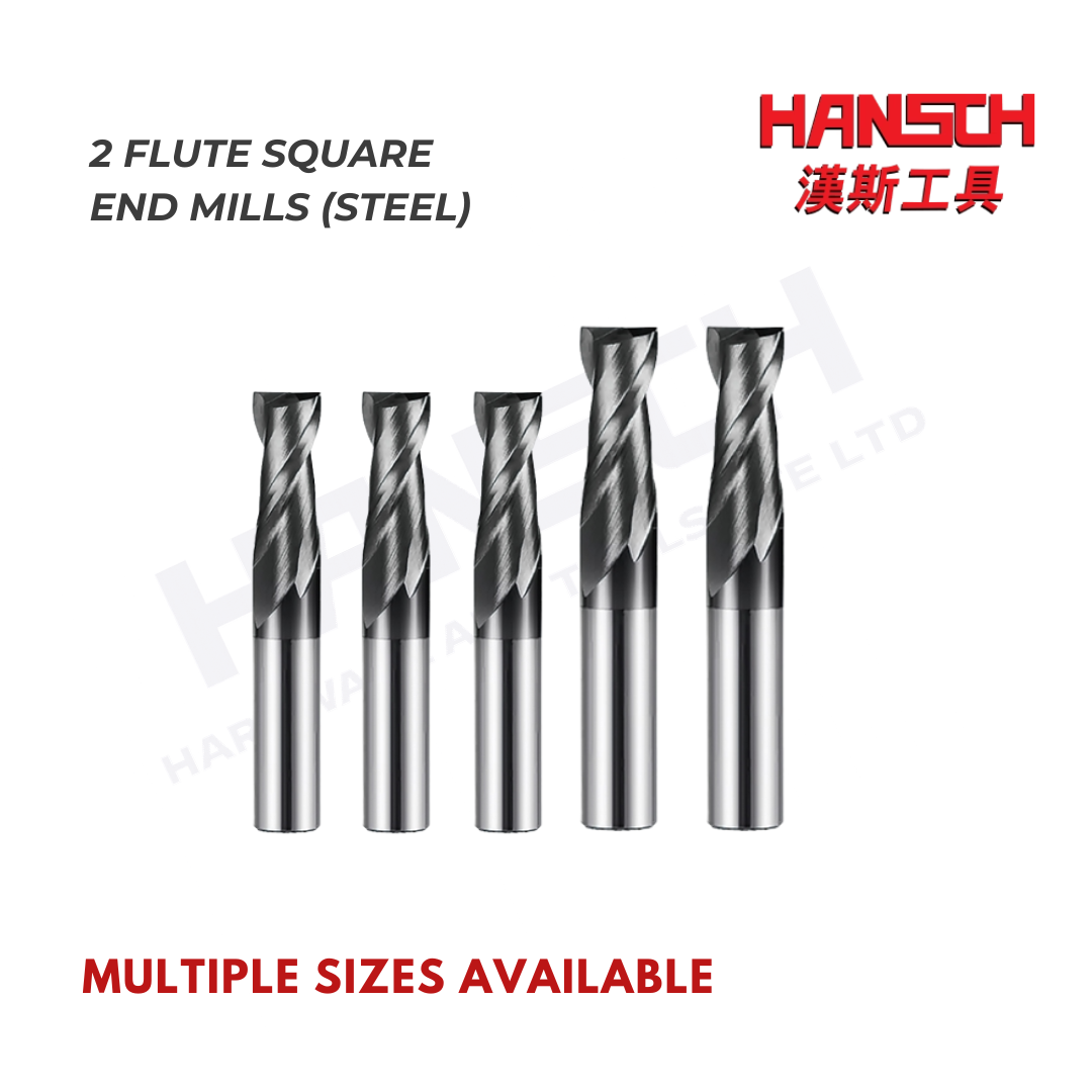 ZZBD-CT Square 2 Flute Carbide End Mills for Steel (两刃钢用平刀)