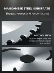 HS Li-Batteries Saw Blade 140*24T*20*1.6 锂电锯片(带花孔)
