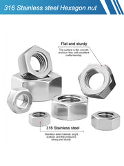 316 Hexagon Nut