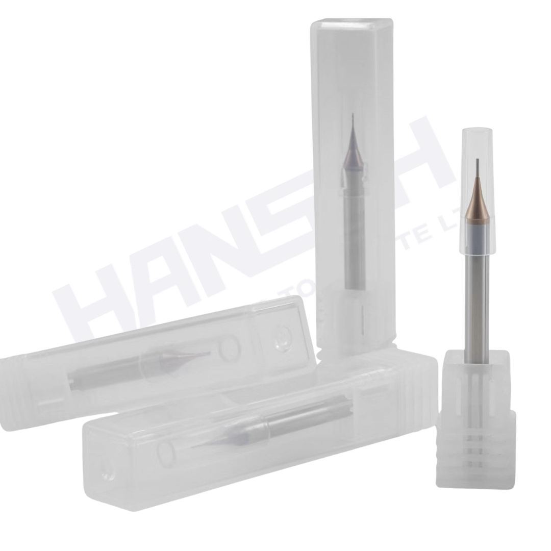 ZZBD-CT Long Neck Micro Square 2 Flute End Mills for  Side milling Slotting & Steel (两刃钢用小径深沟平刀)