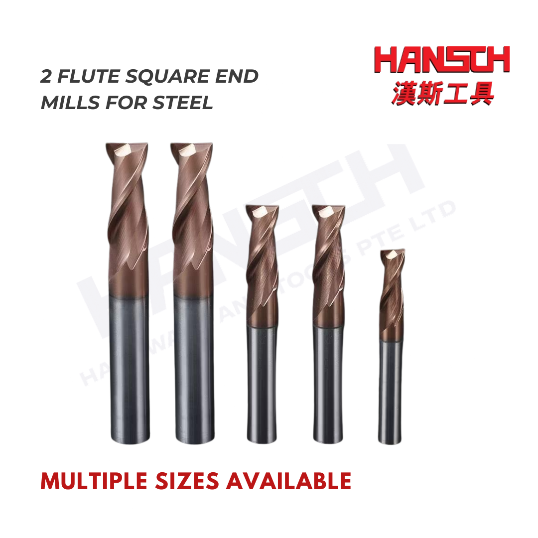 ZZBD-CT Carbide Square End Mills-2 Flute for Steel 两刃钢用平刀