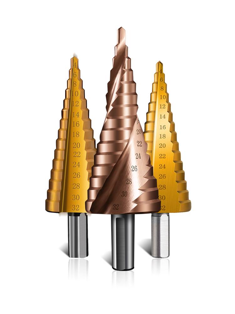 Hansch High-speed Steel Cobalt Tower Drill Stainless Steel Expansion Hole Step Drill Bit Multi-function Metal Hole Opener Step