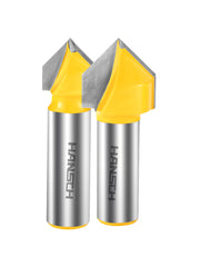 Woodworking V-Shaped Cutter, Trimming Machine, Engraving Machine, Aluminum-Plastic Panel Grooving Cutter, Slot Milling Cutter, 90-Degree V-Shaped Cutter Head
