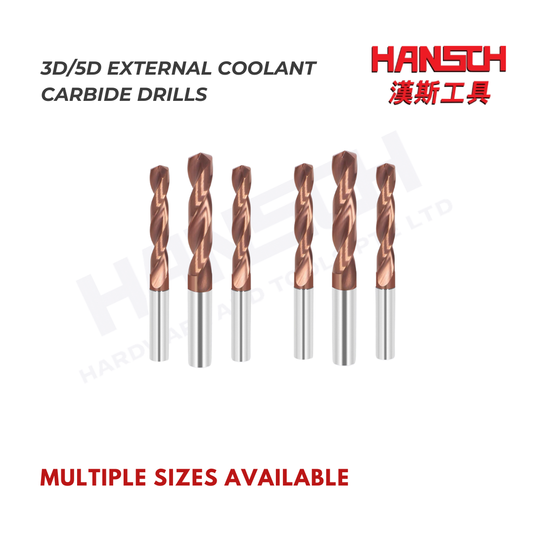ZZBD-CT 3D/5D External Coolant Solid Carbide Drill for Steel – High Performance CNC Drilling Tool (外冷钻头钢用)