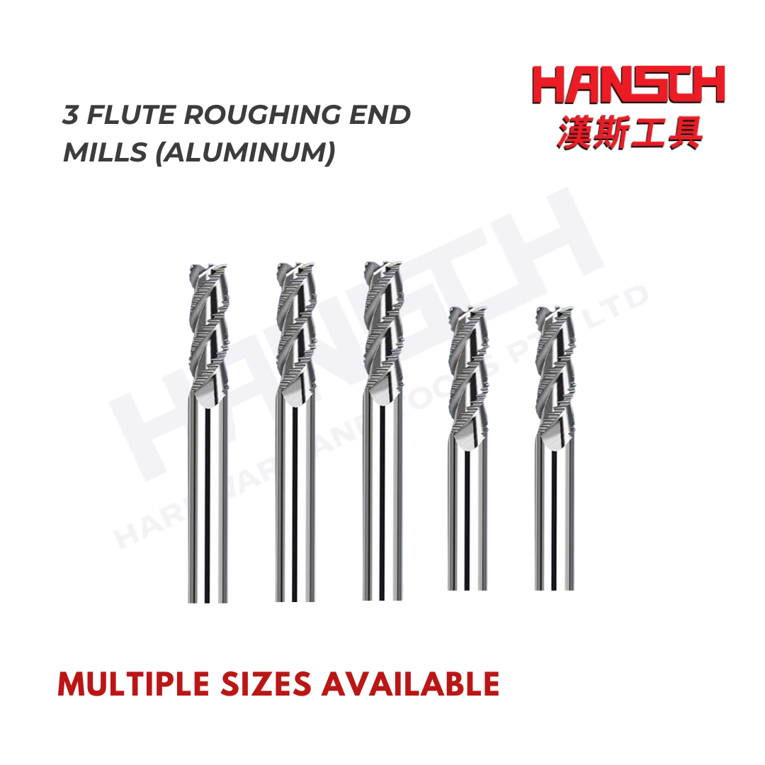 ZZBD-CT Roughing End Mills 3 Flute Carbide for Alumnium CNC 三刃铝用粗皮刀