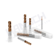 ZZBD-CT Carbide Square End Mills - 4 Flutes for Milling Alloy Steels, Hardened Steel, Metal 四刃钢用平刀
