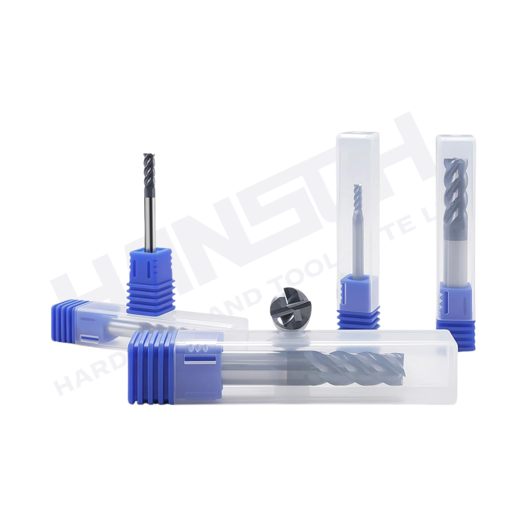 ZZBD-CT Carbide Square End Mills-4 Flute for Milling Alloy Steels, Hardened Steel, Metal (四刃不锈钢铣刀)