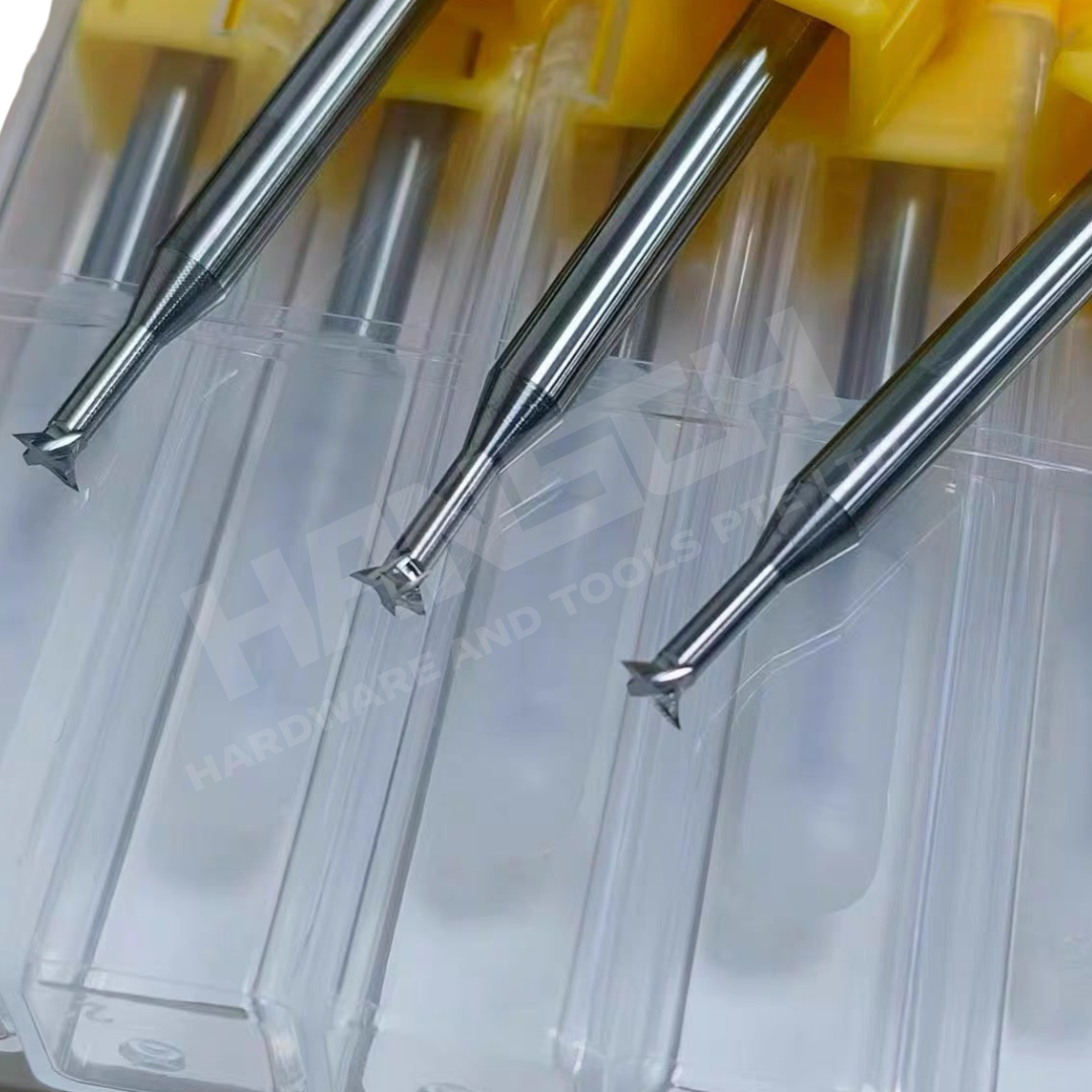 ZZBD-CT 4 Flute Solid Carbide T-Slot Dovetail End Mill for Aluminum – 30°/45°/60° Precision Milling Cutter (四刃T型燕尾刀)