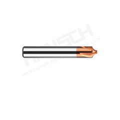 ZZBD-CT 4 Flute Inner Radius End Mill for Steel | Solid Carbide CNC Radius Milling Cutter (四刃钢用内R刀)