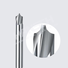 ZZBD-CT 4 Flute Inner Radius End Mill for Aluminum | Solid Carbide CNC Radius Milling Cutter (四刃铝用内R刀)