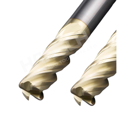 ZZBD-CT 4 Flute Corner Radius End Mill for Titanium Alloy | Solid Carbide Milling Cutter (四刃圆鼻刀钛合金专用)